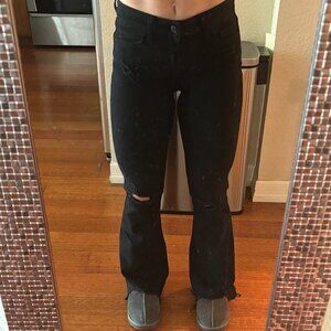 FLYING MONKEY LOW WAISTED BOOTCUT JEANS